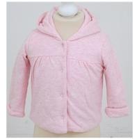 BNWT M&S, age 0-3 months pink padded hoodie