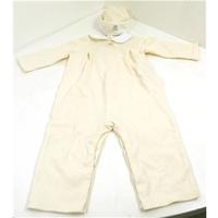 BNWT Ralph Lauren 9 Month Cream and Yellow Romper Suit and Hat
