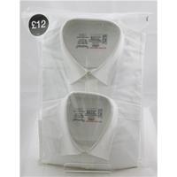 BNWT M&S, age 10 pack of 2 white long sleeved shirts