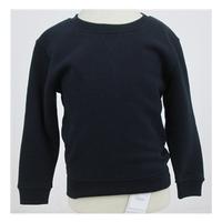BNWT M&S, age 4 - 5 years pack of 2 navy cotton rich sweatshirts