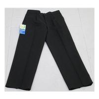 bnwt ms age 14 years black pleat front trousers