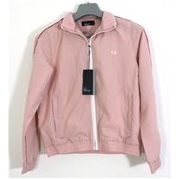 BNWT Fred Perry Youth Size S Pink Micro Tennis Jacket