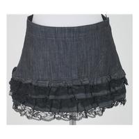 bnwt new look age 13 black denim mini skirt