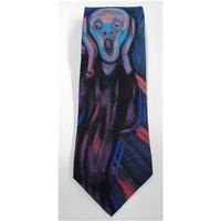 bnwt tie rack the scream painting print tie