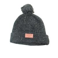 bnwot inspected one size grey flecked bobble hat