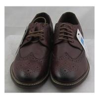 BNWT Autograph, size 8 dark red leather brogues
