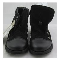 BNWT M&S Kids, size 13 black suede/leather boots