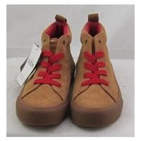 BNWT M&S Kids, size 4/37 tan suede hi-tops