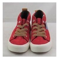 bnwt ms kids size133 red suede hi tops