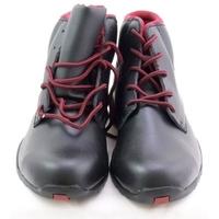 BNWT PSF 339SM, size 8 black leather safety work boots