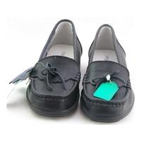 bnwt clifford james size 8 black leather loafers