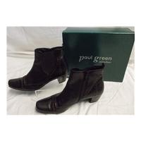 BNWT Paul Green Munchen size 6 black leather boots