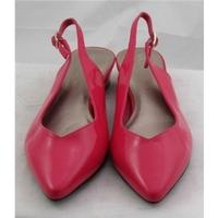 BNWT M&S Collection, size 5.5 pink patent effect slingbacks