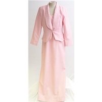 BNWT Val Koots Colour Size 14 Pink Blush Bridesmaid Dress and Jacket