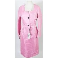 BNWT Zeddra Pink Strapless Dress with Smart Jacket Mother of the Bride Size 10/12