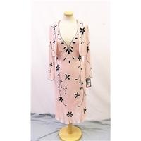 bnwt frank usher size us 12 uk 14 pink mother of the bride beaded silk ...