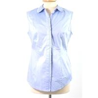BNWT Marks & Spencer Size 8 Sleeveless Shirt in Pale Blue