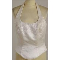 BNWT Separates by Sincerity - Size 12 ivory halter neck bodice