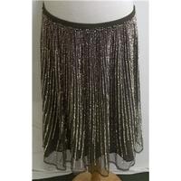 BNWT French Connection Sequin Bronze Skirt - Size 12