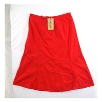 BNWT: BHS Red A-Line Skirt Size 10