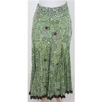 BNWT: Per Una: Size 10: Green & brown skirt