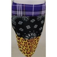 BNWT Evil Twin size S multicoloured tube skirt