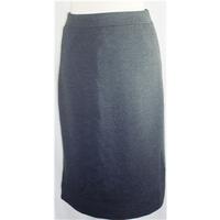 bnwt country casuals size m charcoal wool blend pencil skirt