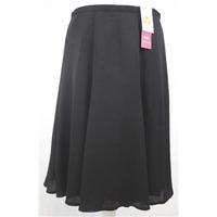 bnwt ms size 10 black knee length skirt