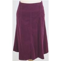 BNWT Monsoon size 14 burgundy cord skirt