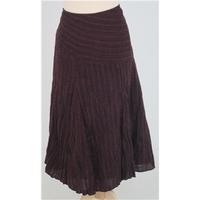BNWT Per Una size 16 burgundy mix skirt