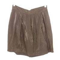 BNWT Mango Size 14 Metallic Black Skirt