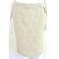 BNWT Amphora Size Medium Cream and Black Woven Skirt