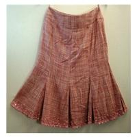 bnwt monsoon 8 pink monsoon size 8 pink knee length skirt