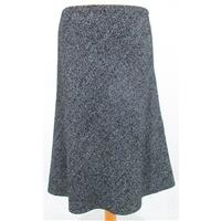 BNWT Marks And Spencer Size 8 Woven Wool Blend Grey Long Skirt