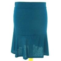 BNWT Marks And Spencer Size 8 Blue Flounce Style Mini Skirt