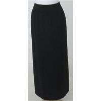 BNWT Together, size 12 long black skirt with rear embroidery
