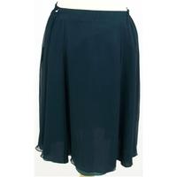 BNWT Kamsau, size L dark green silk skirt