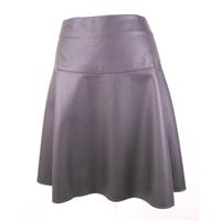 bnwt ms indigo size 18 claret synthetic leather skirt