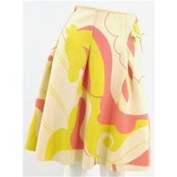 BNWT Fornarina Pastel Print Size L Wool Skirt