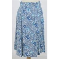 BNWT Vintage 70s Just Gordon, size S blue & white wrap-around skirt