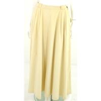 BNWT Vintage 1980\'s Jaeger Size 14 Cream Corduroy Long Skirt