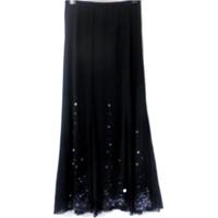 bnwt per una size 10 black long skirt