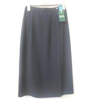 BNWT - M&S Marks & Spencer St Michael - Size: 14 - Dark Navy Blue - Vintage skirt