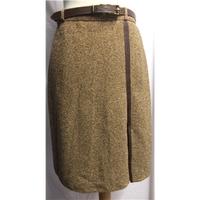 bnwt la chere size 8 brown skirt