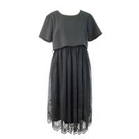 bnwt asos size 10 black lace maternity dress