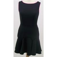 bnwt love size s black sporty dress with pink neon trim