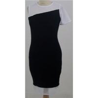 bnwt xposed size s black white dress