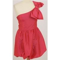 bnwt miss selfridge size 8 petite pink asymmetrical dress