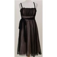 bnwt debenhams size 12 black pink prom dress