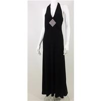 BNWT Wallis Size 8 Black Diamante Detail Maxi dress
